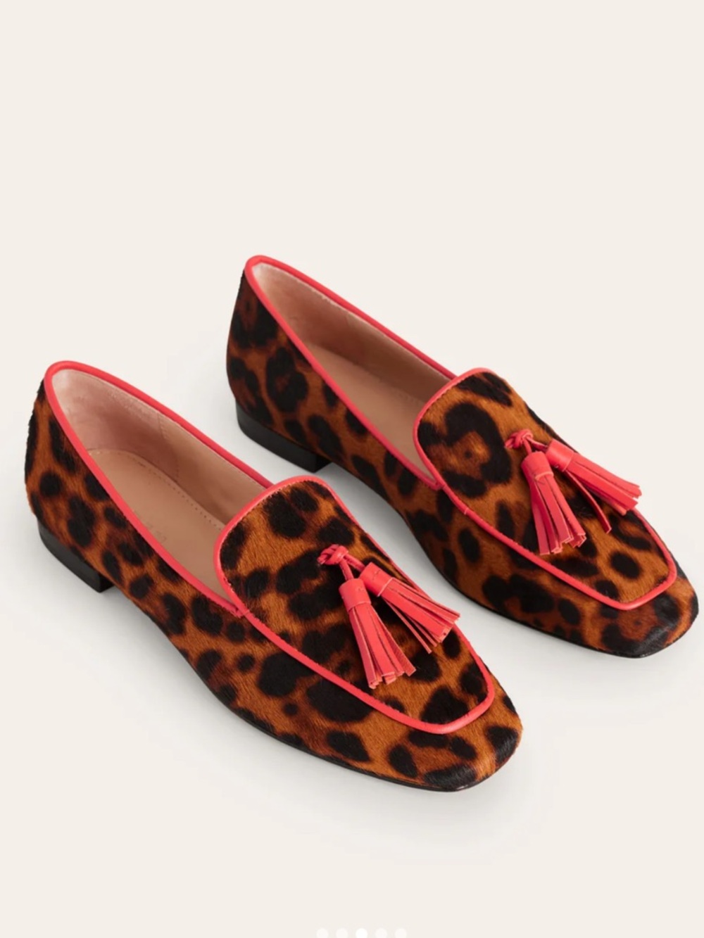 Boden Soft Slipper Flats in Dark Classic Leopard | 39 NWT